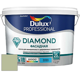 Краска DULUX LUXIUM DIAMOND ФАСАДНАЯ матовая краска цвет NCS S 2020-G40Y 