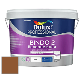 Краска DULUX LUXIUM BINDO 2 глубокоматовая краска цвет 80YR 13/325 Spanish Chestnut