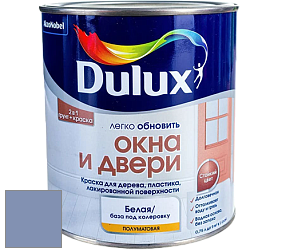 Краска DULUX LUXIUM ОКНА И ДВЕРИ полуматовая краска цвет NCS S 3030-R70B 
