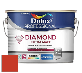 Краска DULUX LUXIUM DIAMOND EXTRA MATT глубокоматовая краска цвет RAL 2002 