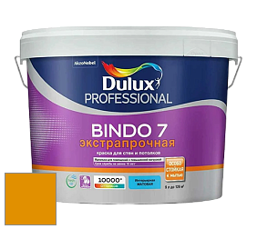 Краска DULUX LUXIUM BINDO 7 Экстрапрочная матовая краска цвет 11YY 38/694 Fireside Glow