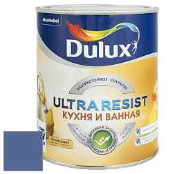 Краска DULUX LUXIUM ULTRA RESIST КУХНЯ И ВАННАЯ полуматовая ультрастойкая краска цвет 73BB 16/259 Powerfull Plum