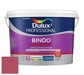 Краска DULUX LUXIUM BINDO НЕГОРЮЧАЯ 9л глубокоматовая краска цвет 90RR 18/450 Ruby fountain 4