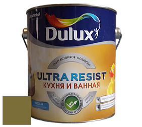 Краска DULUX LUXIUM ULTRA RESIST КУХНЯ И ВАННАЯ матовая ультрастойкая краска цвет 50YY 15/321 