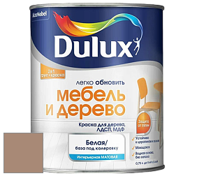 Краска DULUX LUXIUM МЕБЕЛЬ И ДЕРЕВО матовая краска цвет 80YR 30/187 Cappuccino candy 2