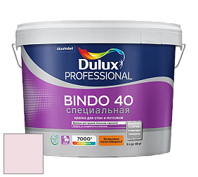 Краска DULUX LUXIUM BINDO 40 Специальная полуглянцевая краска цвет 64RR 80/073 Rose trellis 6