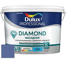 Краска DULUX LUXIUM DIAMOND ФАСАДНАЯ матовая краска цвет NCS S 4040-R70B 