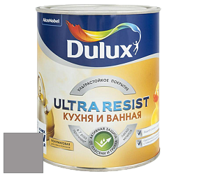 Краска DULUX LUXIUM ULTRA RESIST КУХНЯ И ВАННАЯ полуматовая ультрастойкая краска цвет RAL 7036 