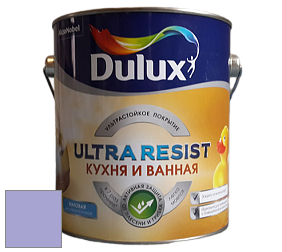 Краска DULUX LUXIUM ULTRA RESIST КУХНЯ И ВАННАЯ матовая ультрастойкая краска цвет 03RB 42/220 