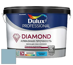 Краска DULUX LUXIUM DIAMOND MATT матовая краска цвет 70BG 44/129 Rococo Blue