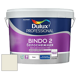 Краска DULUX LUXIUM BINDO 2 глубокоматовая краска цвет 67YY 82/072 Innocent White