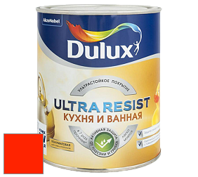 Краска DULUX LUXIUM ULTRA RESIST КУХНЯ И ВАННАЯ полуматовая ультрастойкая краска цвет RAL 2005 