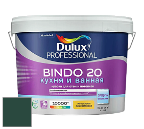 Краска DULUX LUXIUM BINDO 20 Кухня и Ванная полуматовая краска цвет 07GG 07/143 Country Club