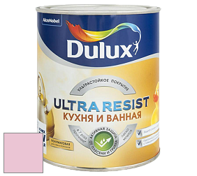 Краска DULUX LUXIUM ULTRA RESIST КУХНЯ И ВАННАЯ полуматовая ультрастойкая краска цвет 51RR 68/146 Rose trellis 4