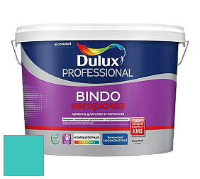 Краска DULUX LUXIUM BINDO НЕГОРЮЧАЯ 9л глубокоматовая краска цвет NCS S 1050-B50G 