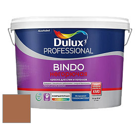 Краска DULUX LUXIUM BINDO НЕГОРЮЧАЯ 9л глубокоматовая краска цвет NCS S 4040-Y40R 