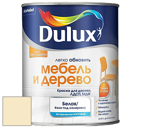 Краска DULUX LUXIUM МЕБЕЛЬ И ДЕРЕВО матовая краска цвет 58YY 88/180 Soft Yellow