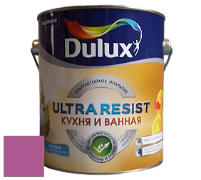 Краска DULUX LUXIUM ULTRA RESIST КУХНЯ И ВАННАЯ матовая ультрастойкая краска цвет 06RR 20/418 Dazzling Daylight