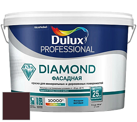 Краска DULUX LUXIUM DIAMOND ФАСАДНАЯ матовая краска цвет 74RR 05/092 Chic Chocolate