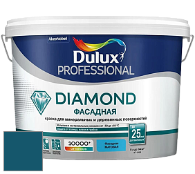 Краска DULUX LUXIUM DIAMOND ФАСАДНАЯ матовая краска цвет NCS S 5540-B 