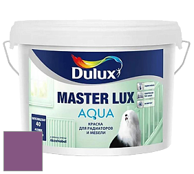 Краска DULUX LUXIUM MASTER LUX AQUA полуглянцевая краска цвет 90RB 15/300 Damson dream 4