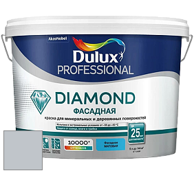 Краска DULUX LUXIUM DIAMOND ФАСАДНАЯ матовая краска цвет NCS S 2005-R80B 