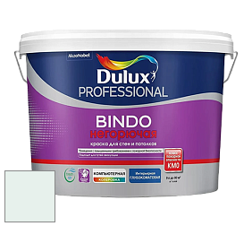 Краска DULUX LUXIUM BINDO НЕГОРЮЧАЯ 9л глубокоматовая краска цвет 36GG 87/038 Silky Ice