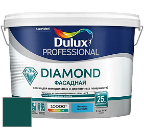 Краска DULUX LUXIUM DIAMOND ФАСАДНАЯ матовая краска цвет 80GG 09/164 Dark Bush