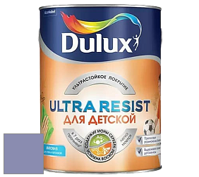Краска DULUX LUXIUM ULTRA RESIST ДЛЯ ДЕТСКОЙ ультрастойкая матовая краска цвет 90BB 29/185 