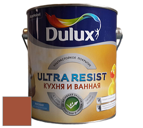 Краска DULUX LUXIUM ULTRA RESIST КУХНЯ И ВАННАЯ матовая ультрастойкая краска цвет NCS S 3560-Y60R 
