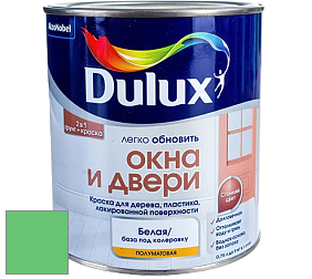 Краска DULUX LUXIUM ОКНА И ДВЕРИ полуматовая краска цвет NCS S 0565-G10Y 