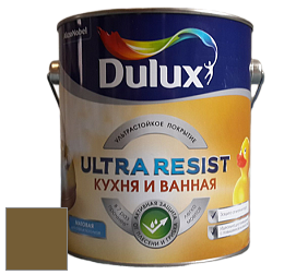 Краска DULUX LUXIUM ULTRA RESIST КУХНЯ И ВАННАЯ матовая ультрастойкая краска цвет 30YY 12/263 Gilt Trip
