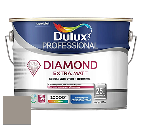 Краска DULUX LUXIUM DIAMOND EXTRA MATT глубокоматовая краска цвет 02YY 32/054 Taupe Tower