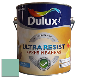 Краска DULUX LUXIUM ULTRA RESIST КУХНЯ И ВАННАЯ матовая ультрастойкая краска цвет 30GG 47/180 Mellow Meadows