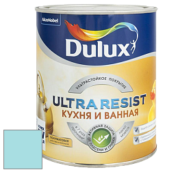 Краска DULUX LUXIUM ULTRA RESIST КУХНЯ И ВАННАЯ полуматовая ультрастойкая краска цвет 14BG 67/174 Caribbean Medley