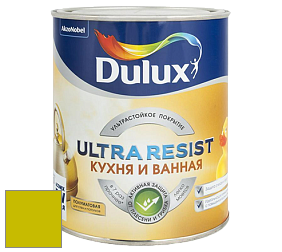 Краска DULUX LUXIUM ULTRA RESIST КУХНЯ И ВАННАЯ полуматовая ультрастойкая краска цвет 70YY 48/700 