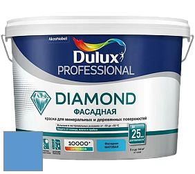 Краска DULUX LUXIUM DIAMOND ФАСАДНАЯ матовая краска цвет NCS S 1555-R80B 