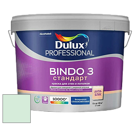 Краска DULUX LUXIUM BINDO 3 Стандарт глубокоматовая краска цвет 08GG 82/109 