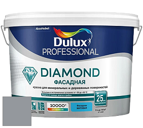 Краска DULUX LUXIUM DIAMOND ФАСАДНАЯ матовая краска цвет NCS S 4005-R80B 