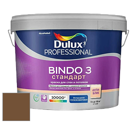 Краска DULUX LUXIUM BINDO 3 Стандарт глубокоматовая краска цвет 89YR 12/197 Mississippi Mud
