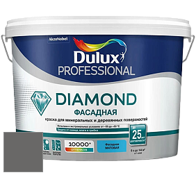 Краска DULUX LUXIUM DIAMOND ФАСАДНАЯ матовая краска цвет NCS S 7000-N 