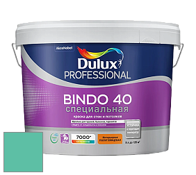Краска DULUX LUXIUM BINDO 40 Специальная полуглянцевая краска цвет 50GG 41/379 Minted glory 5