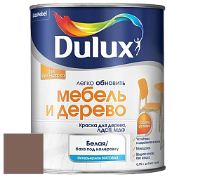 Краска DULUX LUXIUM МЕБЕЛЬ И ДЕРЕВО матовая краска цвет 50YR 16/127 Audrey's Auburn