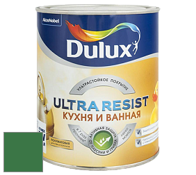 Краска DULUX LUXIUM ULTRA RESIST КУХНЯ И ВАННАЯ полуматовая ультрастойкая краска цвет 90GY 13/375 Paradise green 2