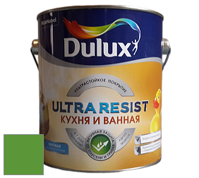 Краска DULUX LUXIUM ULTRA RESIST КУХНЯ И ВАННАЯ матовая ультрастойкая краска цвет 50GY 23/536 
