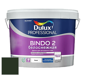 Краска DULUX LUXIUM BINDO 2 глубокоматовая краска цвет RAL 6007 