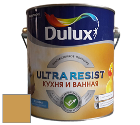 Краска DULUX LUXIUM ULTRA RESIST КУХНЯ И ВАННАЯ матовая ультрастойкая краска цвет 22YY 38/423 Gentle Hay