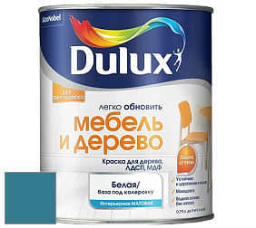 Краска DULUX LUXIUM МЕБЕЛЬ И ДЕРЕВО матовая краска цвет NCS S 4040-B10G 