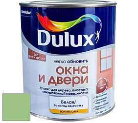 Краска DULUX LUXIUM ОКНА И ДВЕРИ полуматовая краска цвет 50GY 49/326 