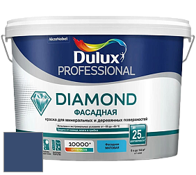 Краска DULUX LUXIUM DIAMOND ФАСАДНАЯ матовая краска цвет RAL 5000 